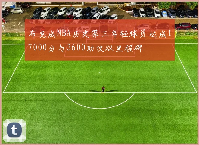 布克成NBA历史第三年轻球员达成17000分与3600助攻双里程碑